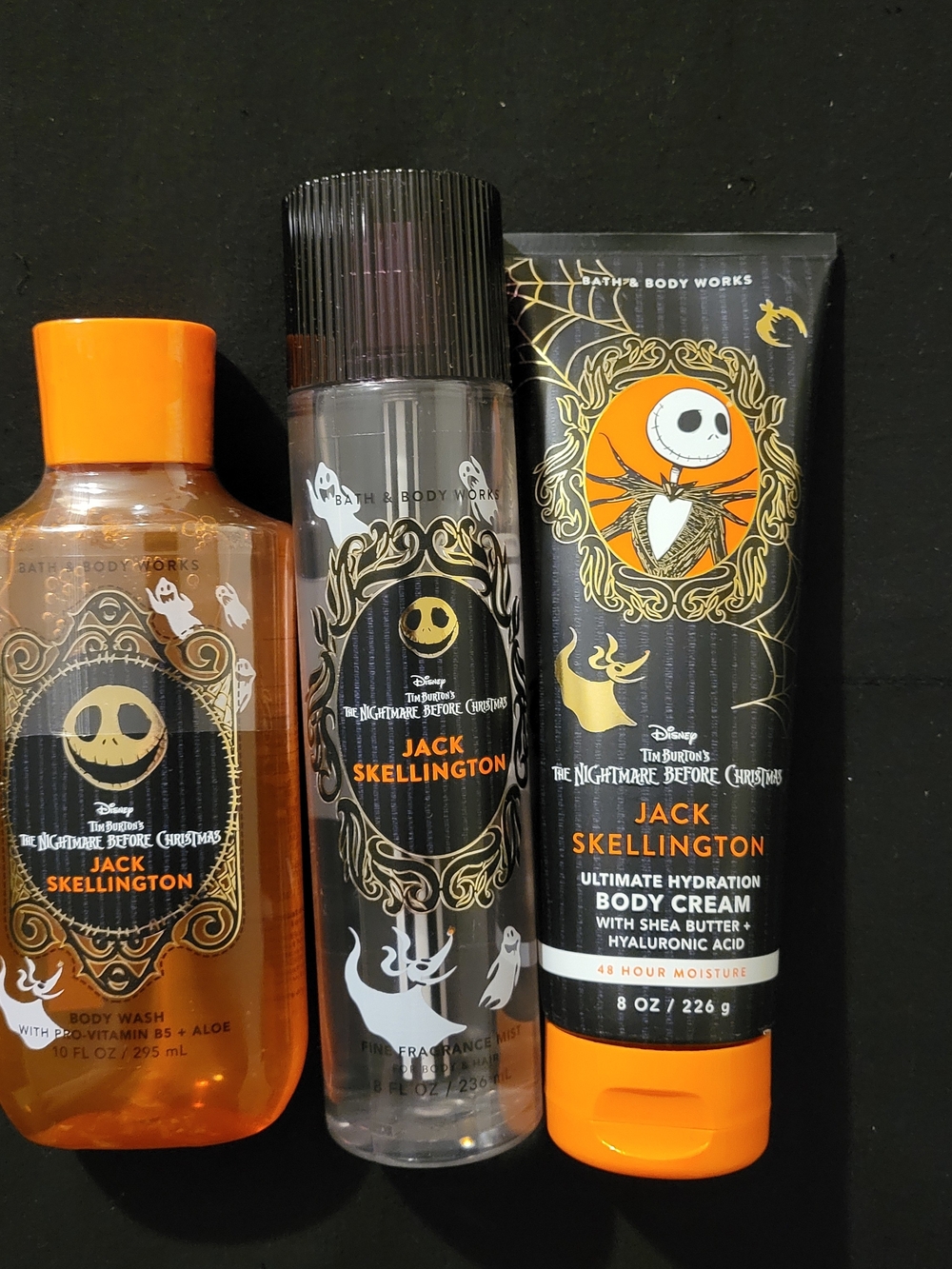 Bath & Body Works Jack Skellington Nightmare Before Christmas Set